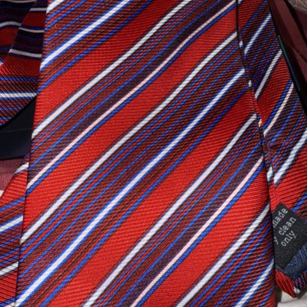 Bijoux Terner men's 100%‎ silk necktie TIE. New Adjustable